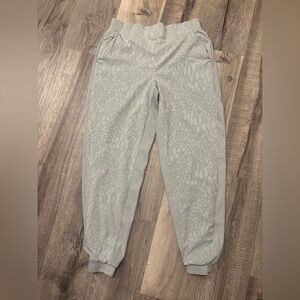Athleta Light Gray Lined Joggers